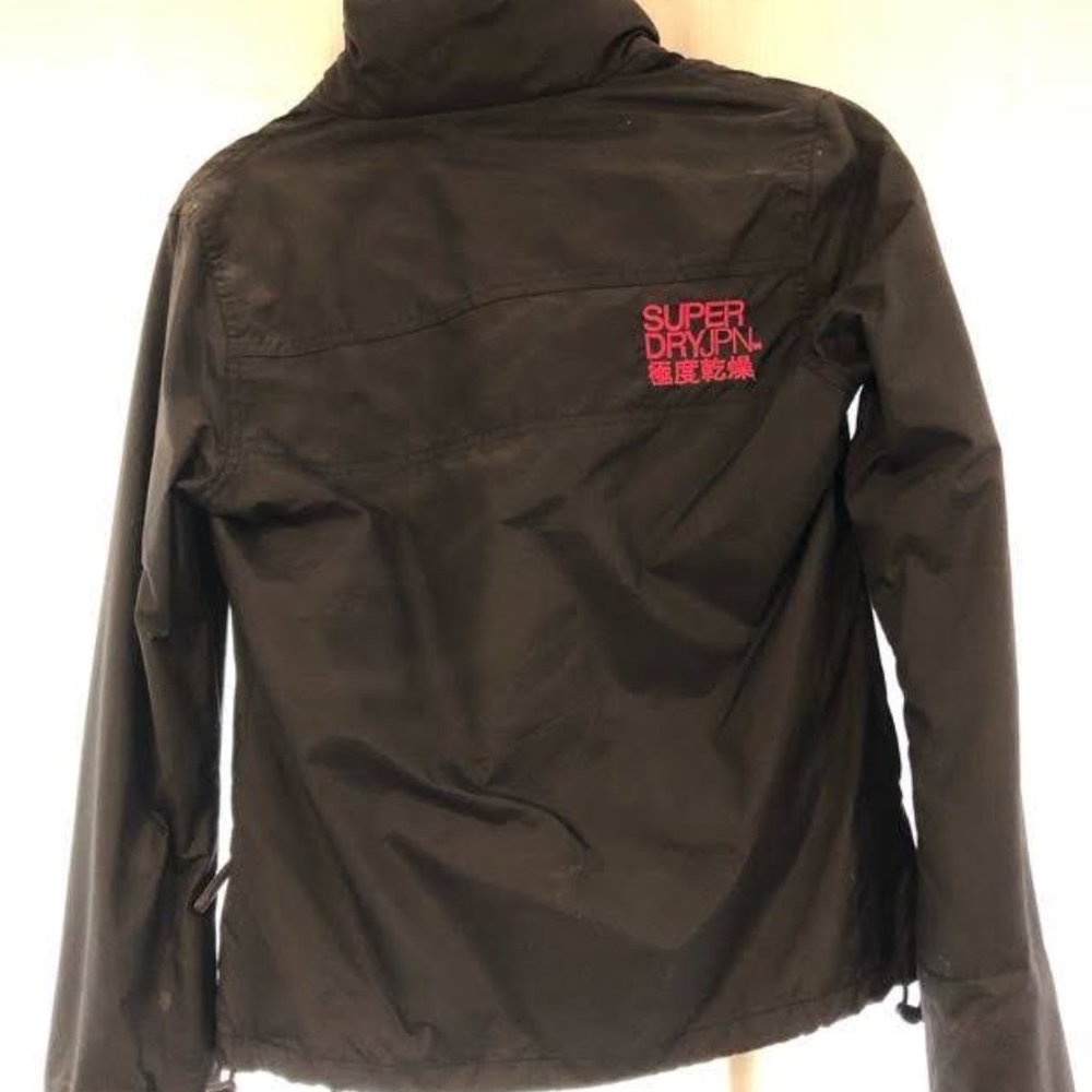 Black Superdry Windcheater - Women's Small
